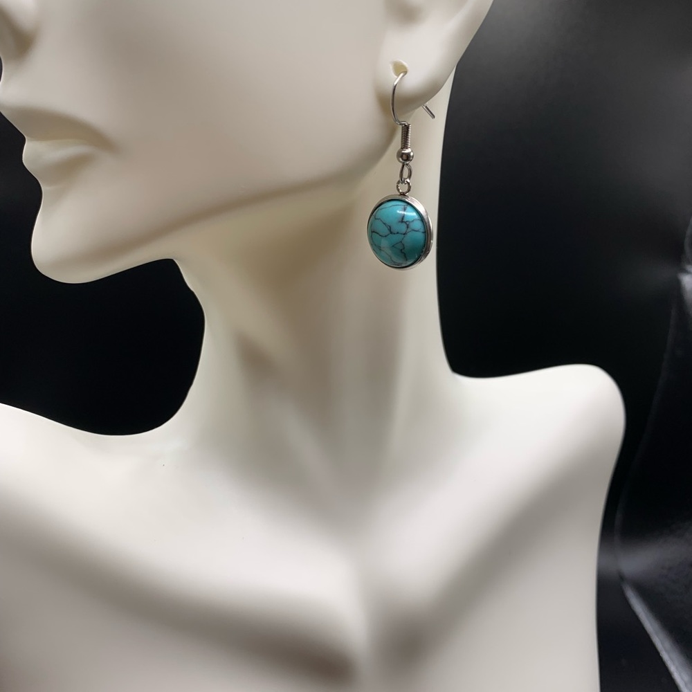 Turquoise dangles - Picture 2 of 3